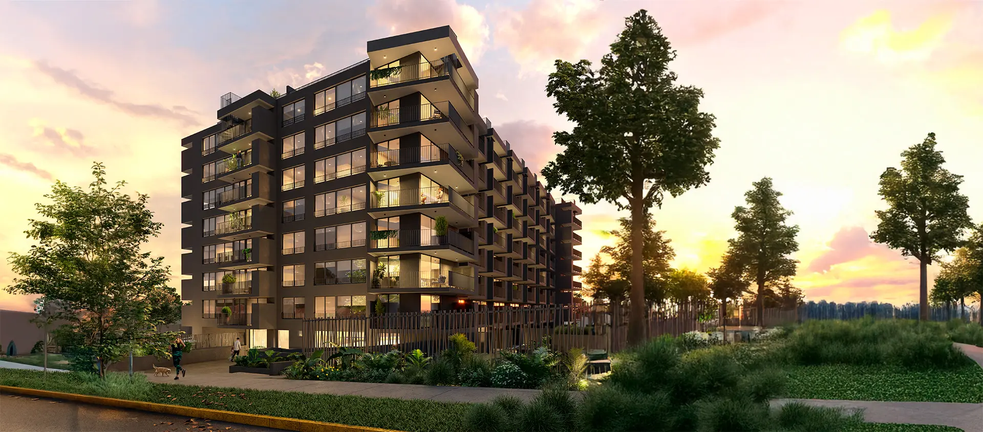 Edificio Vista Parque — Render fachada